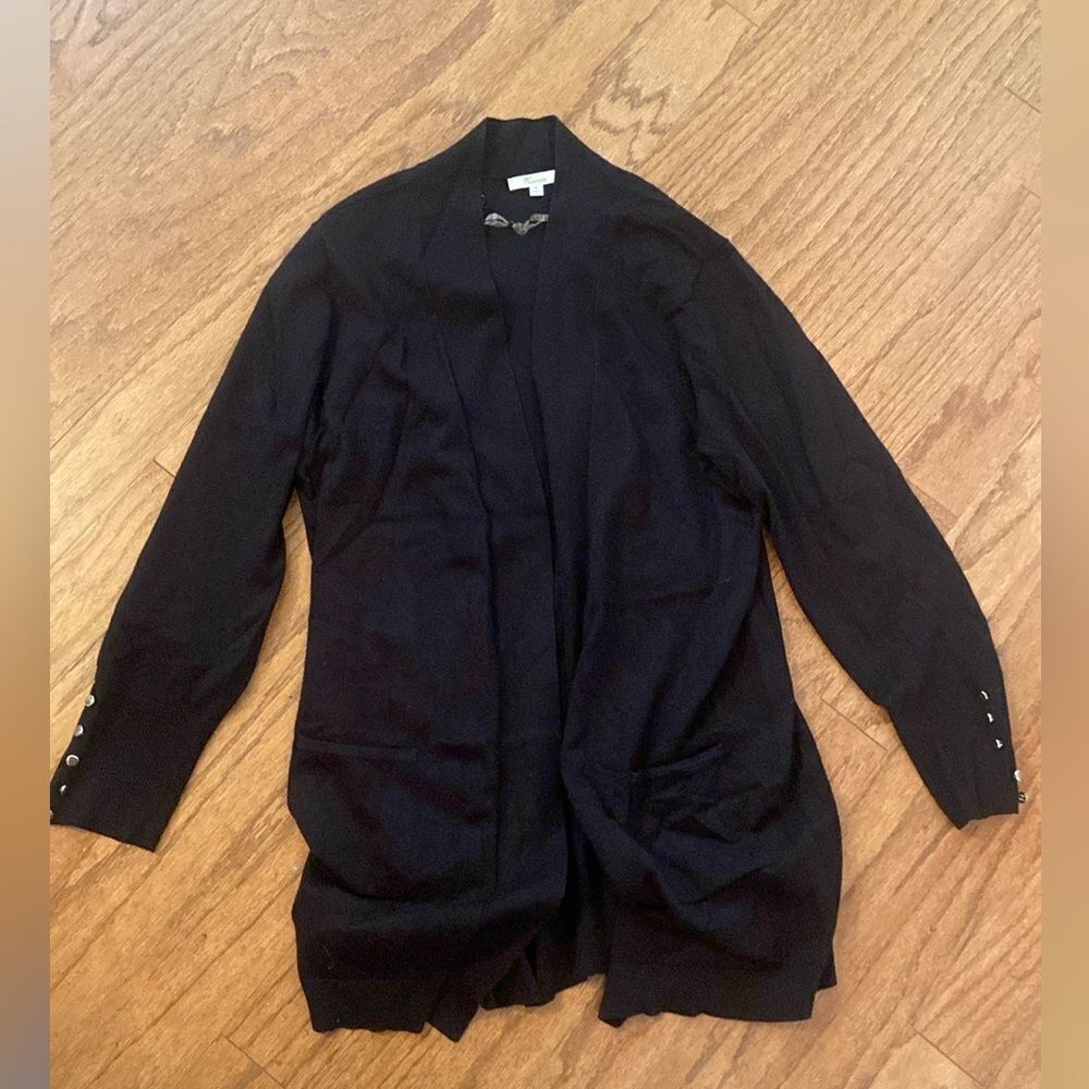 89th & Madison size extra large, cardigan / cover up black